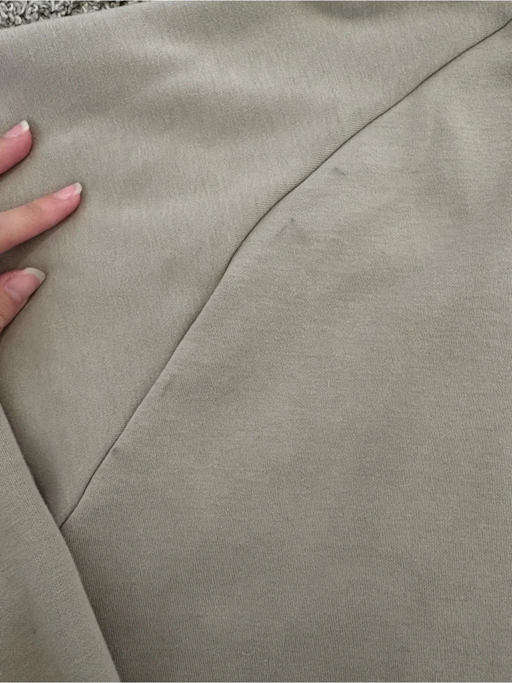 Alphalete Light Beige Full-Zip Track Jacket